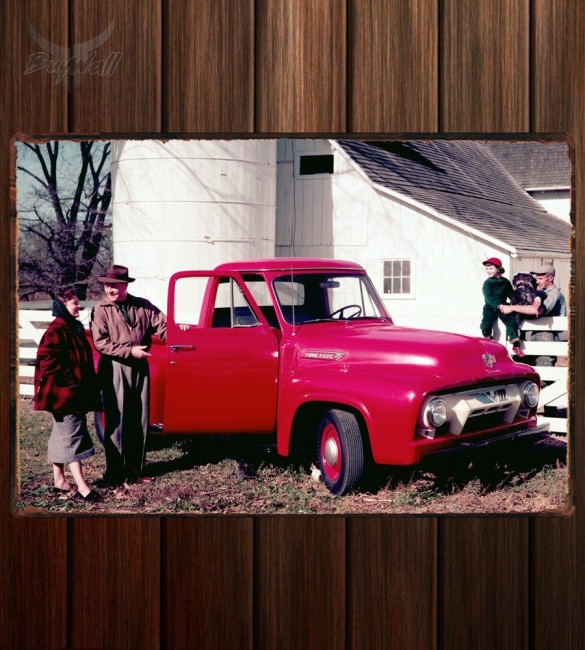 Металлическая табличка Ford F-100 281 Металлическая табличка Ford F-100 281